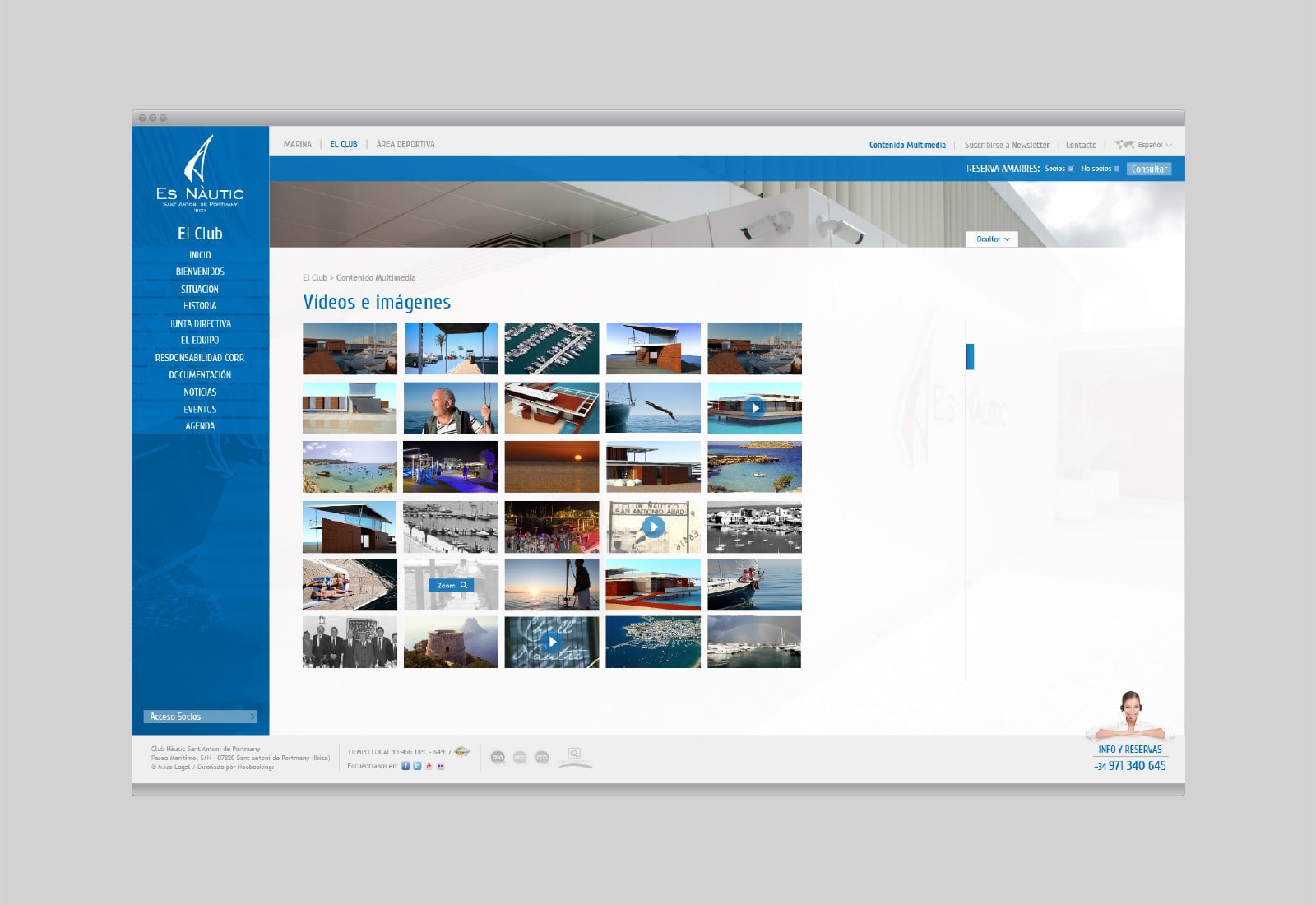 2d4. EsNautic web (El Club - Cont.Multimedia)
